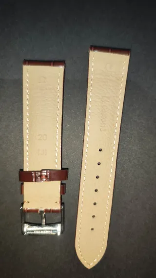 Correas Piel Omega 20mm Marrón
