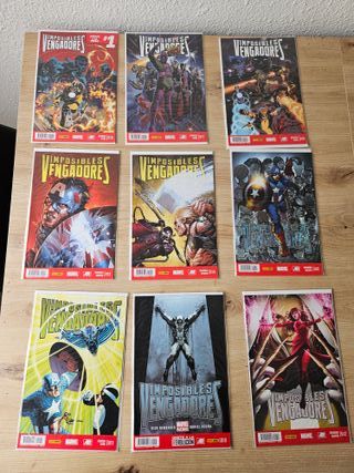 Lote Imposibles Vengadores grapa Panini Marvel