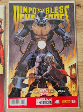Lote Imposibles Vengadores grapa Panini Marvel