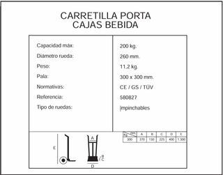 Alquiler Carretilla de mano carga 200Kg