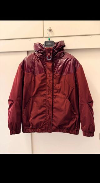 Giubbotto invernale imbottito bordeaux