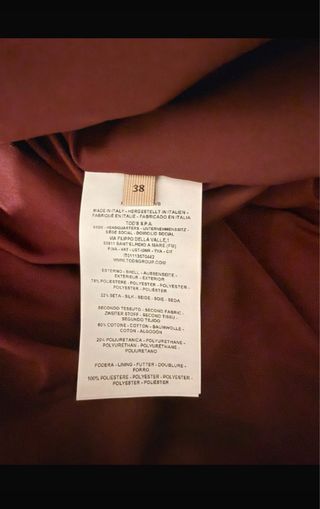 Giubbotto invernale imbottito bordeaux