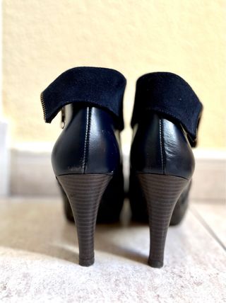 Botines Strover señora azul