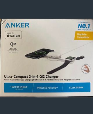 Cargador Anker 3 en 1 Qi2 MagSafe