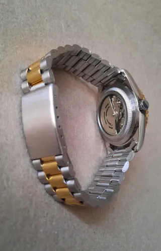 Orologio Winner Automatico Uomo Oro Argento