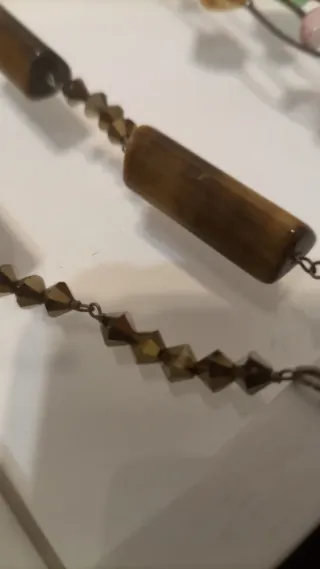 Lote collares bisutería + marco fotos