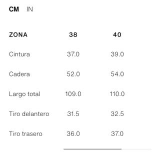 Pantalón de rayas Zara