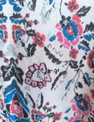 Camiseta Lasserre blanca estampada T.L