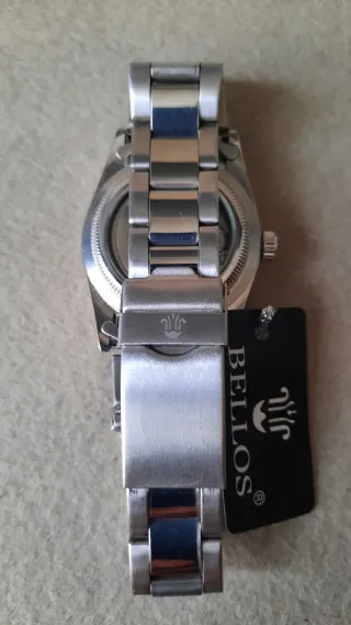 Orologio BELLOS Automatico Uomo Marrone Argento