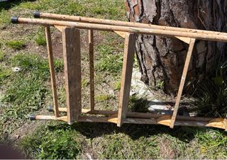 Escalera antigua 6 peldaños