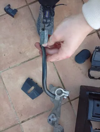 Cable de batería con pinza