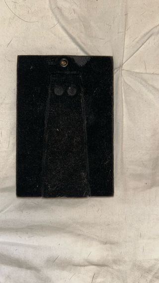 Icono Virgen con Niño Placa Metálica