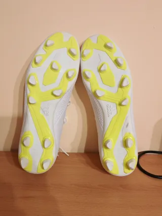 Botas Fútbol Adidas X 18.4 FG M Blancas/Amarillas