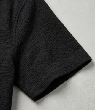 Camisa Negra Manga Corta Primark Talla S