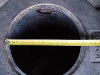 Estufa de leña metálica Theca