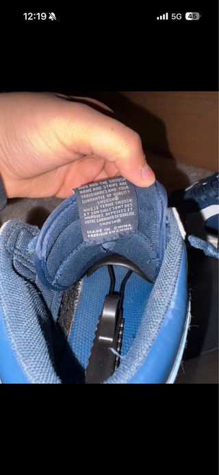 Scarpe Jordan 1 Blu e Bianche