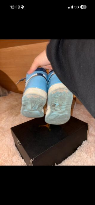 Scarpe Jordan 1 Blu e Bianche