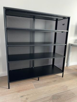 Estantería IKEA BEKANT Negra Metálica