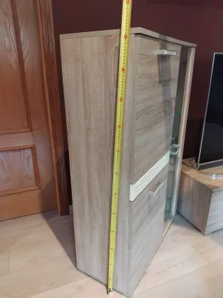 Muebles de comedor madera y cristal