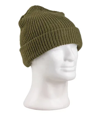 Gorro de lana verde oliva