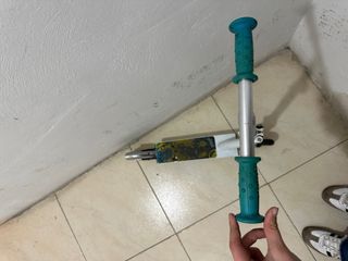 Patinete infantil blanco y verde