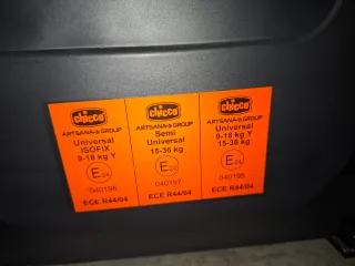 Silla de coche Chico Universe. Isofix