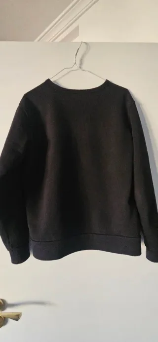 Sudadera Escada Negra Logo Cristales