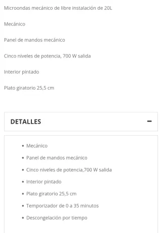 Microondas Teka MW 225