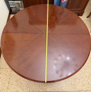 Mesa comedor Caoba extensible