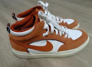 Nike Leo Baker Skateboard Naranja Blanco