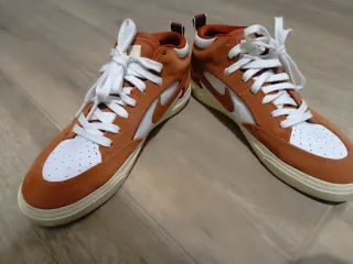 Nike Leo Baker Skateboard Naranja Blanco