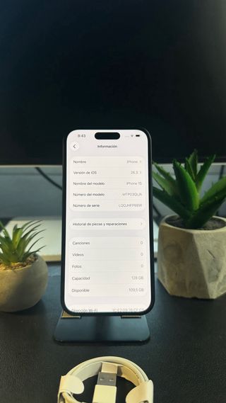 iPhone 15 128GB Negro • Como Nuevo • 128GB