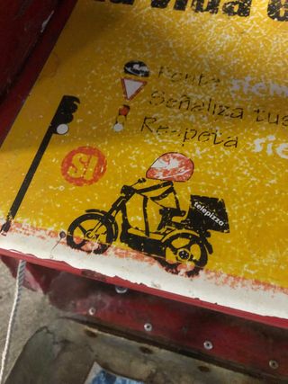 Baúl Telepizza Fibra Vespino Original