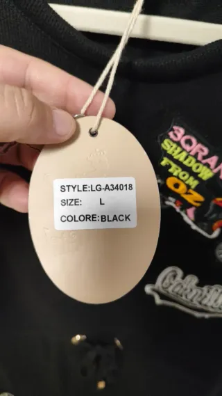 Vestido mini L negro nuevo