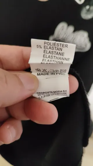 Vestido mini L negro nuevo