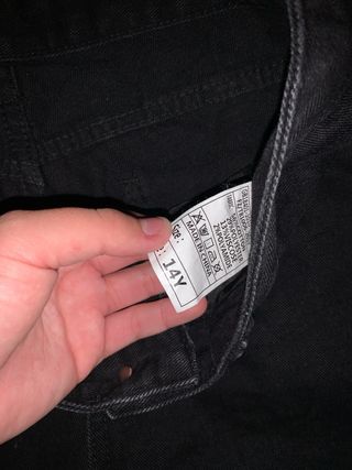 Pantalones Vaqueros Baggy Negros