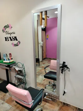 Espejo de pared plateado