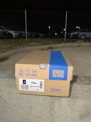 Zapatillas Clarks Step Urban Mix Hombre Negras