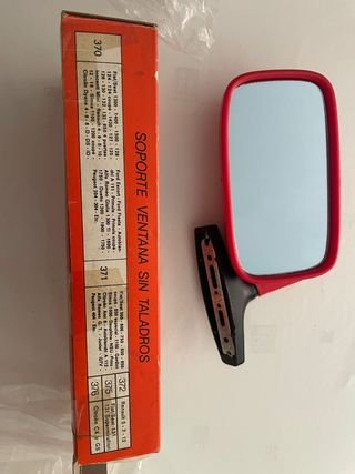 Retrovisor Coche Clásico en Rojo