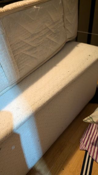 Canapé 150x190 cm Canapé y colchón y tupper 125