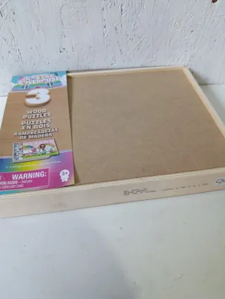 Gabby's Dollhouse 3 Puzzles Madera