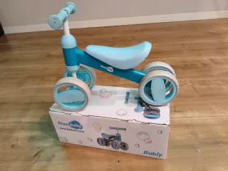 Bicicleta sin pedales azul Ataababy