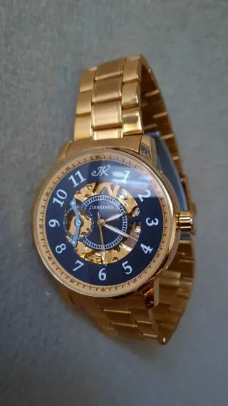 Orologio automatico uomo Jinskin oro nero