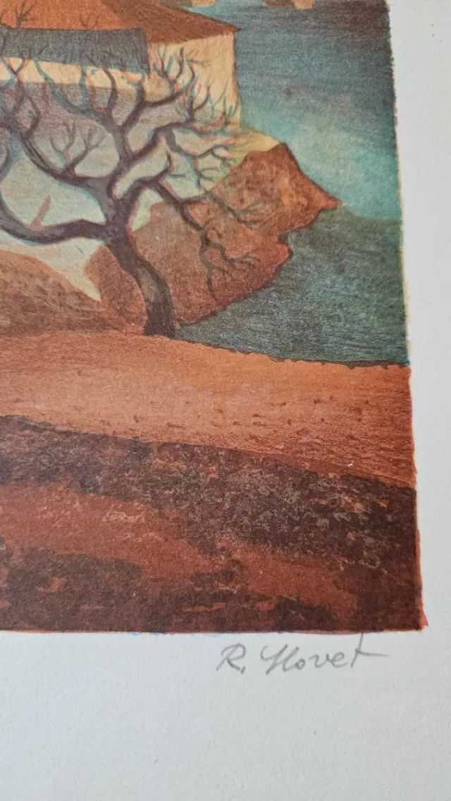 Litografia Ramón Llovet Miserol