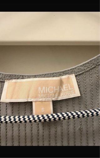 Canotta Michael Kors paillettes argento