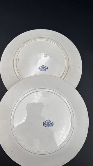 2 Piatti Terre de Fer Carmen Blu Vintage