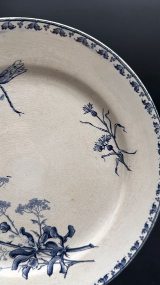 2 Piatti Terre de Fer Carmen Blu Vintage