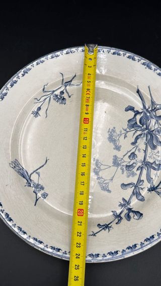 2 Piatti Terre de Fer Carmen Blu Vintage