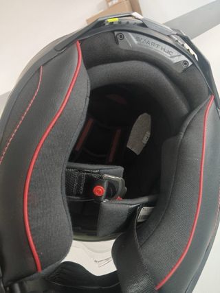 Casco Moto HJC Negro y Gris Camuflaje