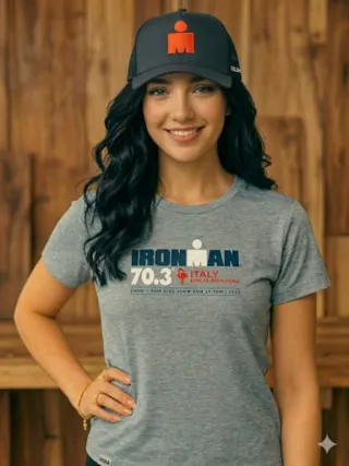 Boné preto Ironman Voluntário